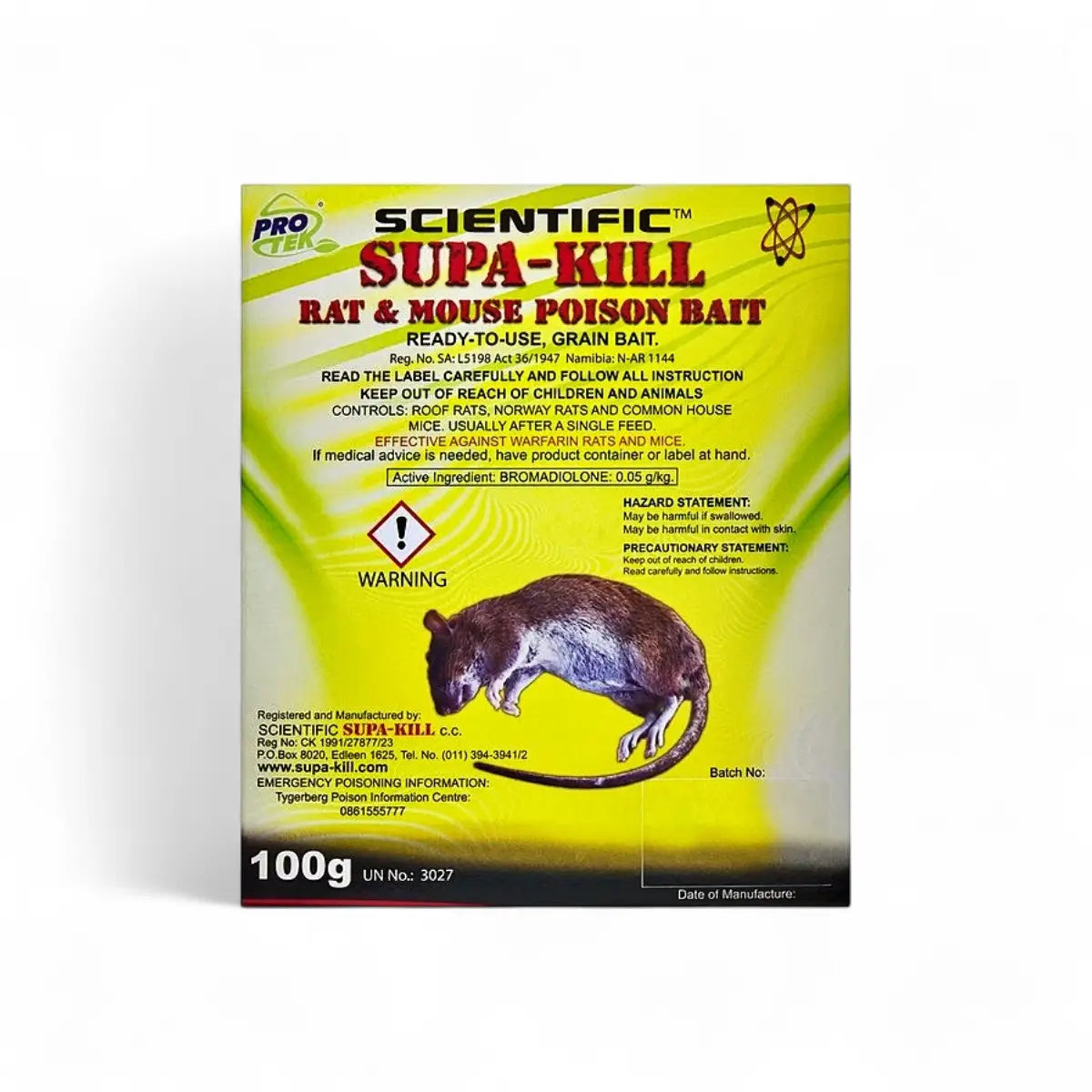Protek Supa-Kill Granular 100G Rodent Repellent