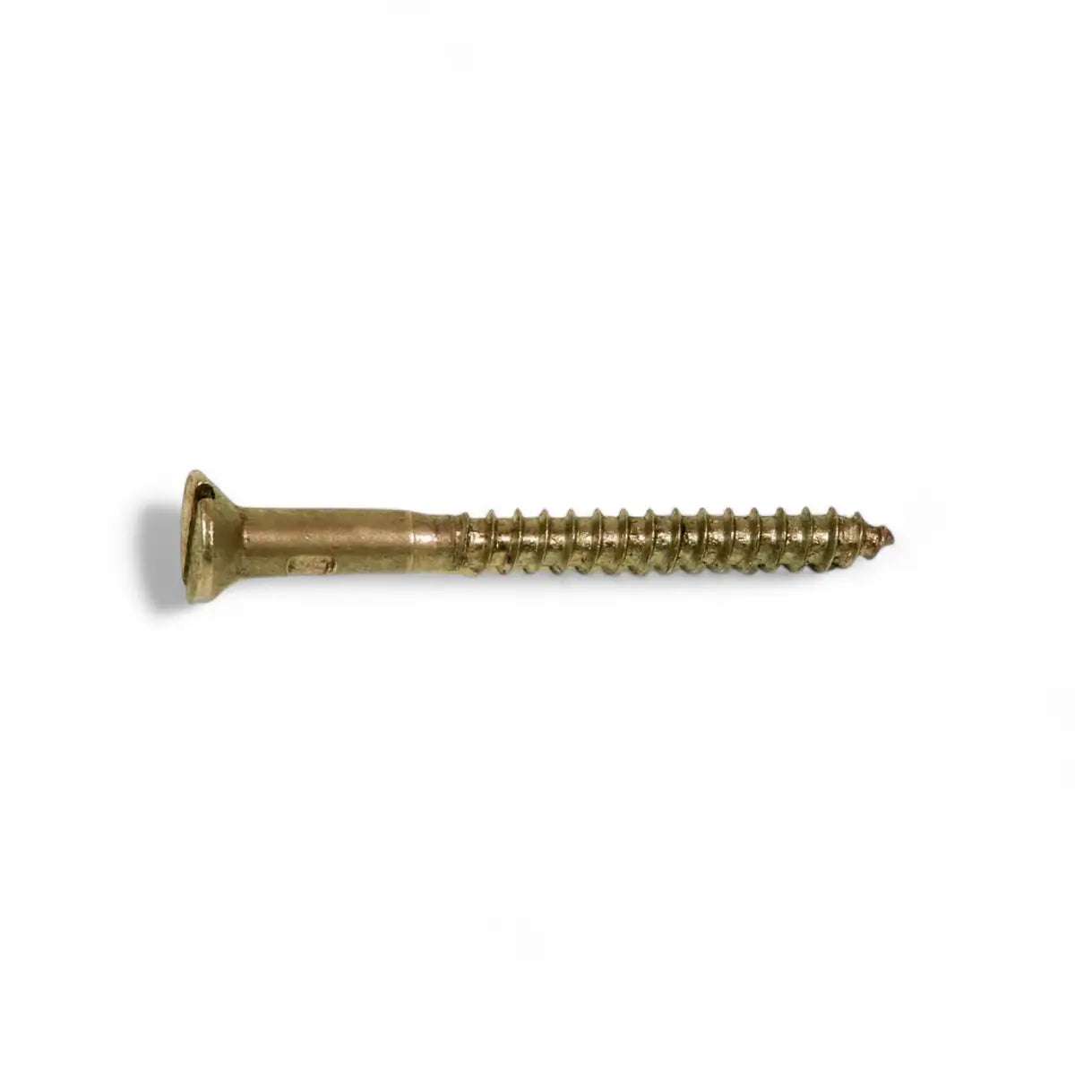 Brass Plated Wood Screw (10-Pack)