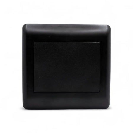 Lesco Blk Apollo 100 X 100 Blank Edgy Sapphire Blk Blank Cover Plate