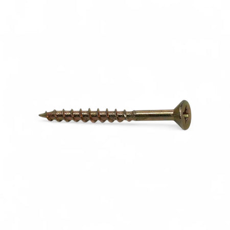 Yellow Passivated Chipboard Screw (25-Pack)