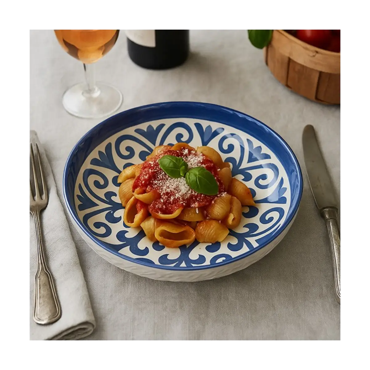 20cm ceramic pasta dish