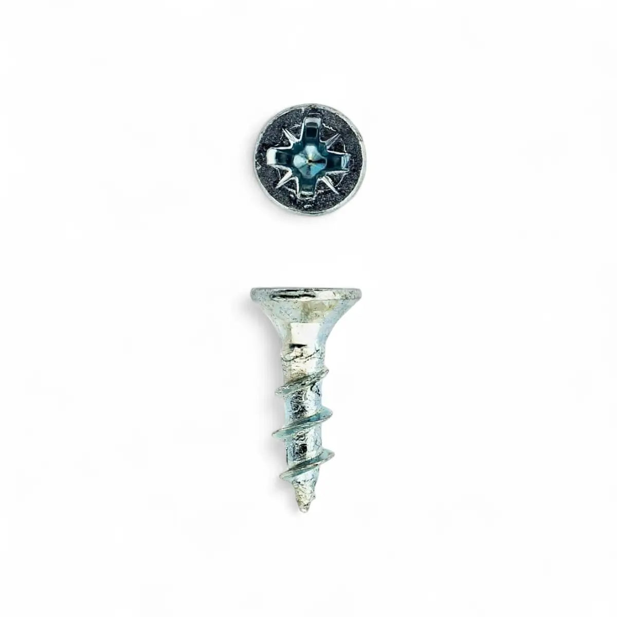 Silver Zinc Plated Chipboard Screw - 3.5 X 16mm (100-Pack)
