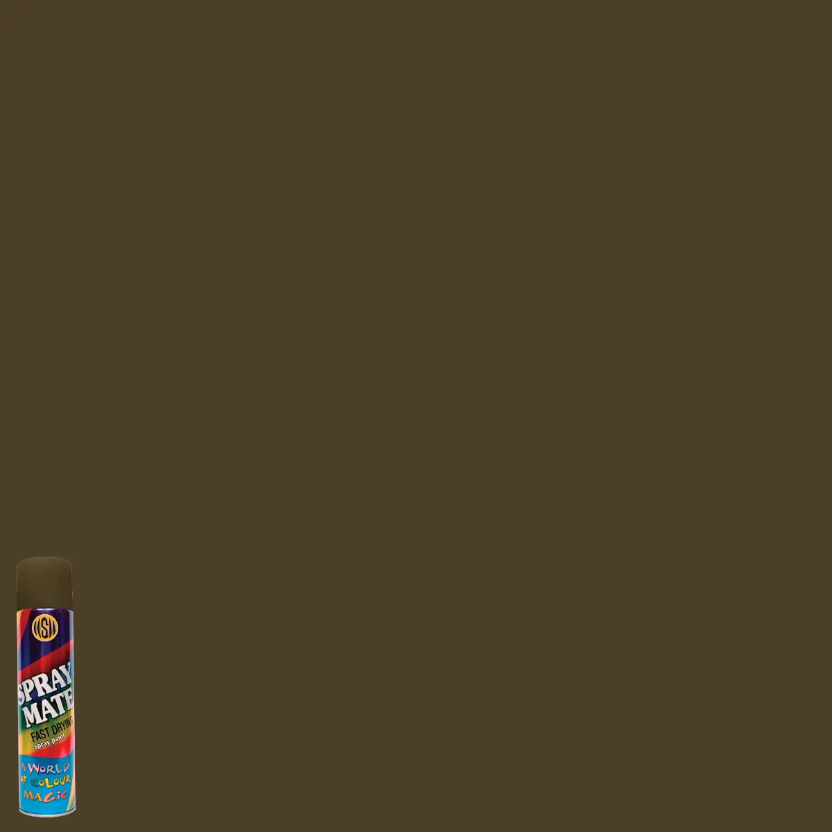 Chocolate satin spray paint