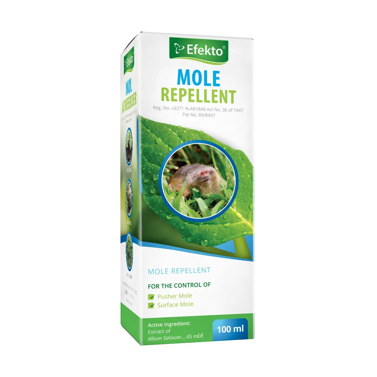 Mole repellent insecticide bottle 100ml