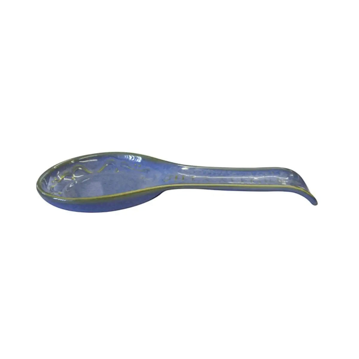 Ceramic spoon rest for kitchen