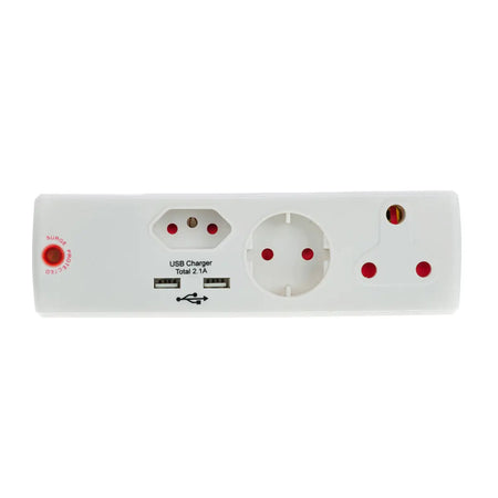 Surge protected USB adapter