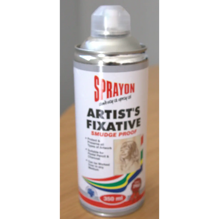 Artists fixative spray can