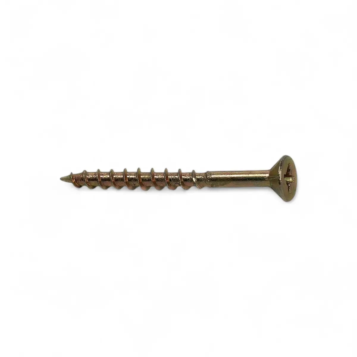 Yellow Passivated Chipboard Screw (400-Pack)