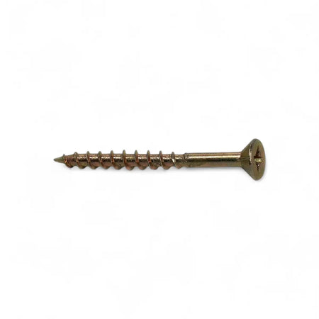 Yellow Passivated Chipboard Screw (400-Pack)