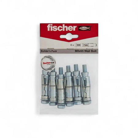 Fischer Fwb Wall Bolt Builders' Pack Fwb M8 X 65 Drywall Stud
