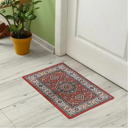 Ethnic pattern floor mat
