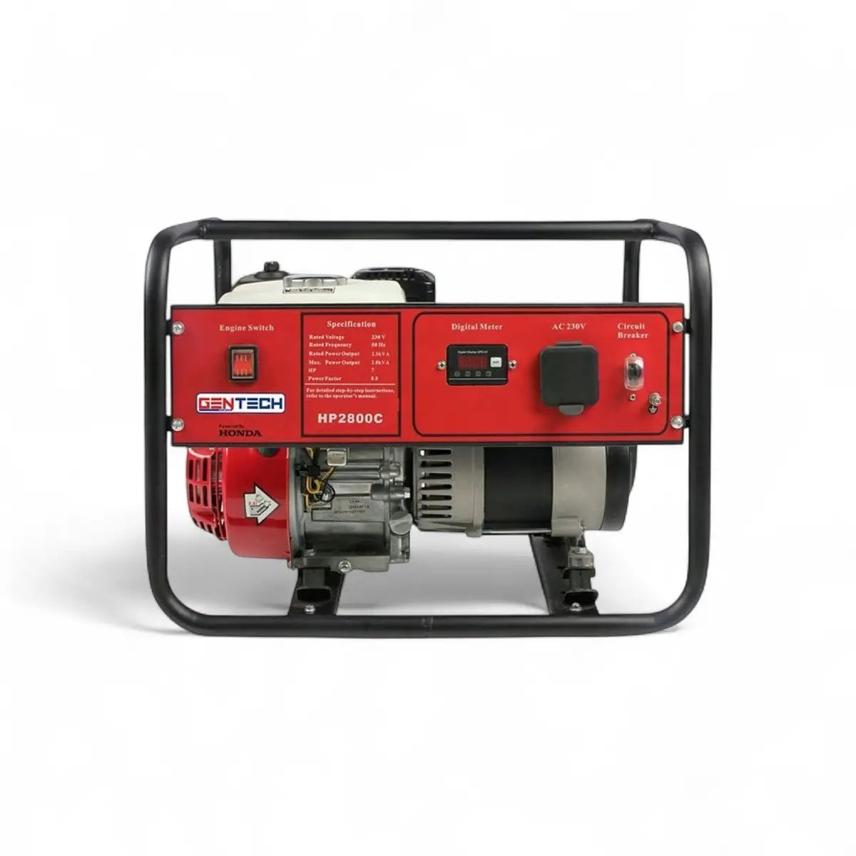 Gentech Petrol Generator (2.8Kva, Recoil Start, Honda)