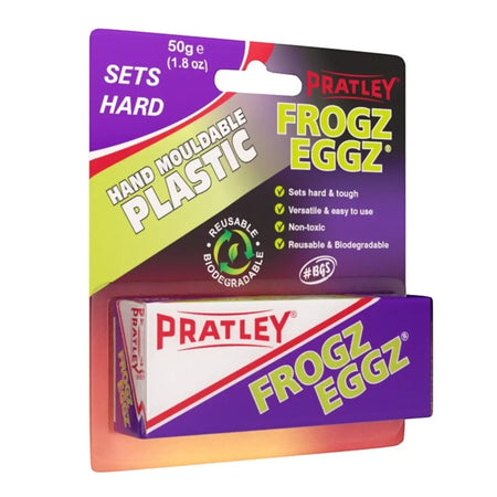Hand mouldable plastic adhesive