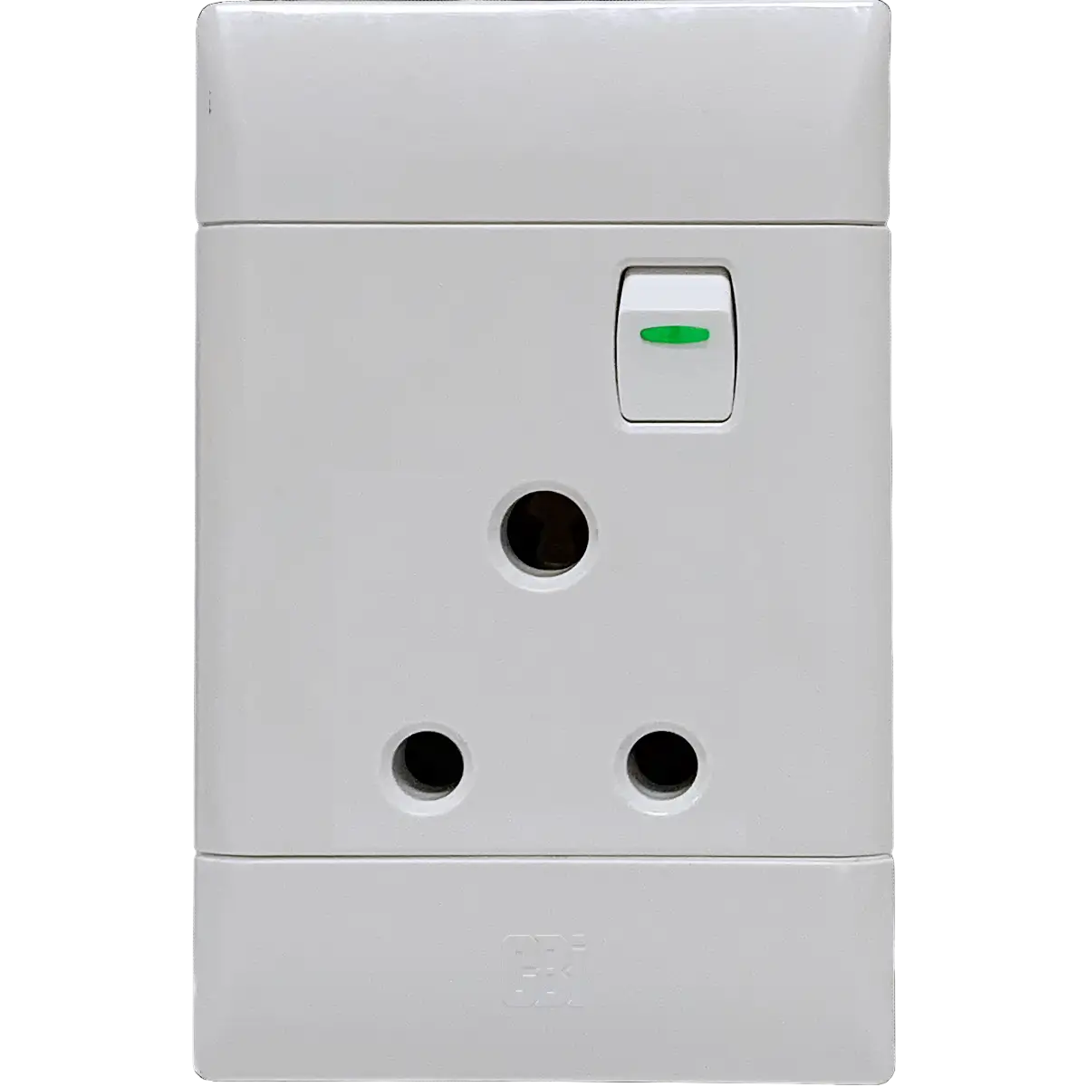 White single wall socket