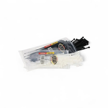 White Nylon Cable Ties (10-Pack)