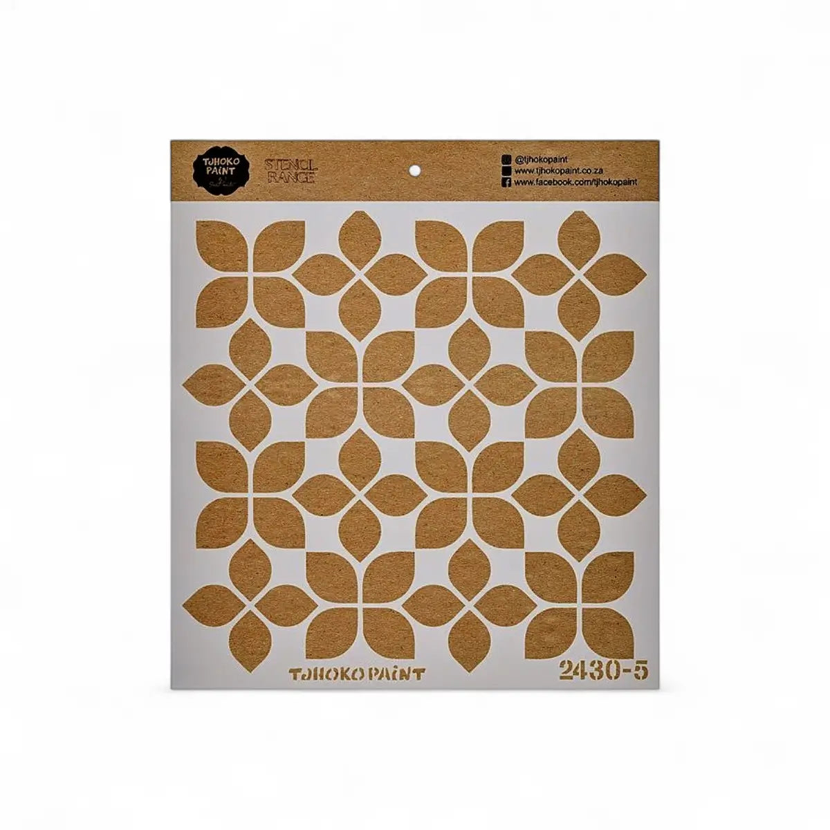 Tjhoko Paint 2024-30-5 Patterned Petals Paint Stencils