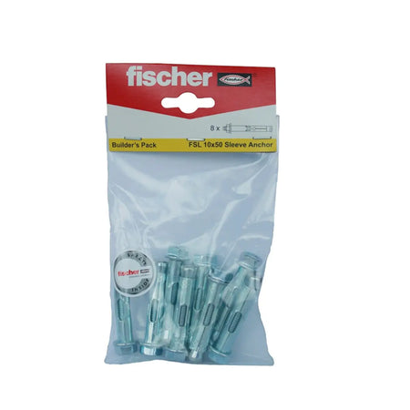 Fischer sleeve anchor pack