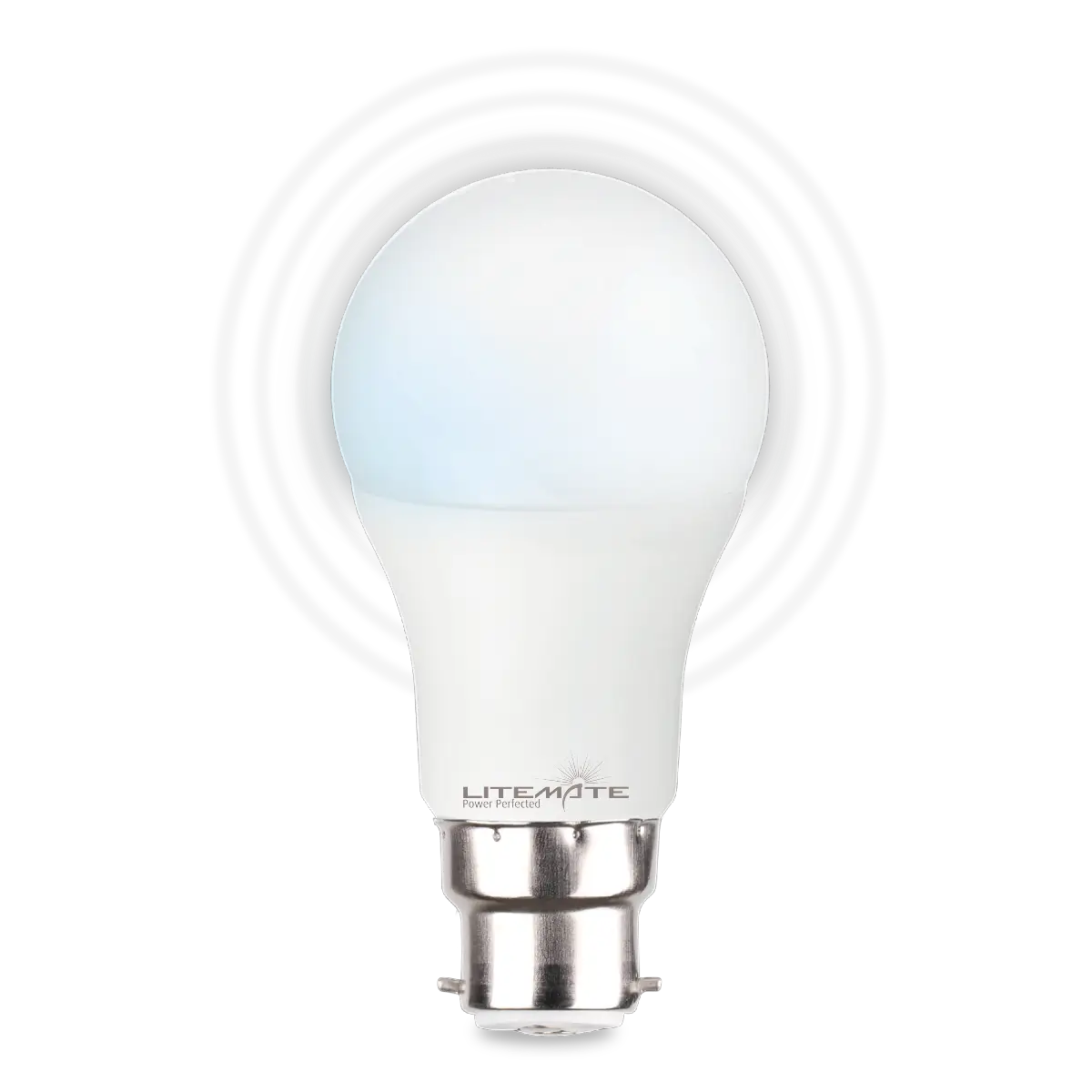 Microwave motion sensor bulb