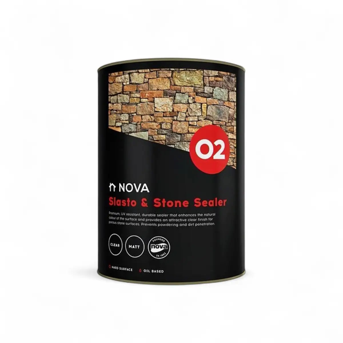 Nova 2 Slasto & Stone Sealer - Matt - 5 Litre