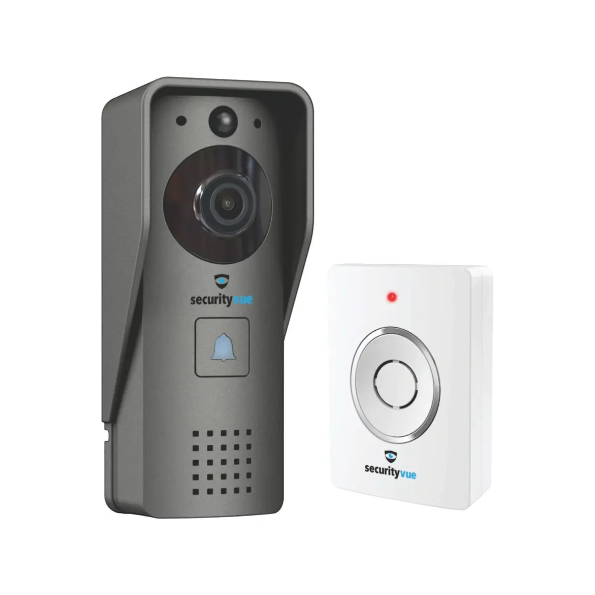 Smart WiFi video doorbell white