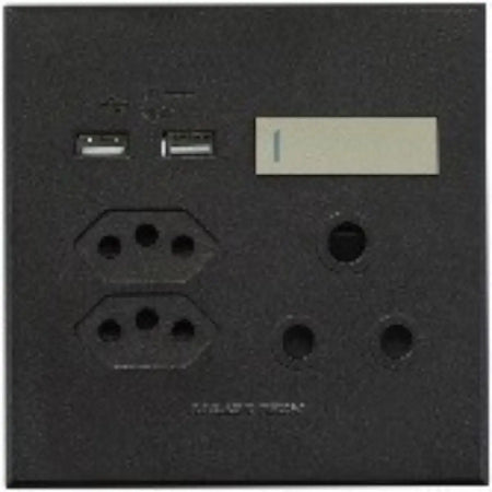 Double USB socket outlet