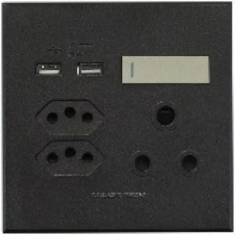 Double USB socket outlet