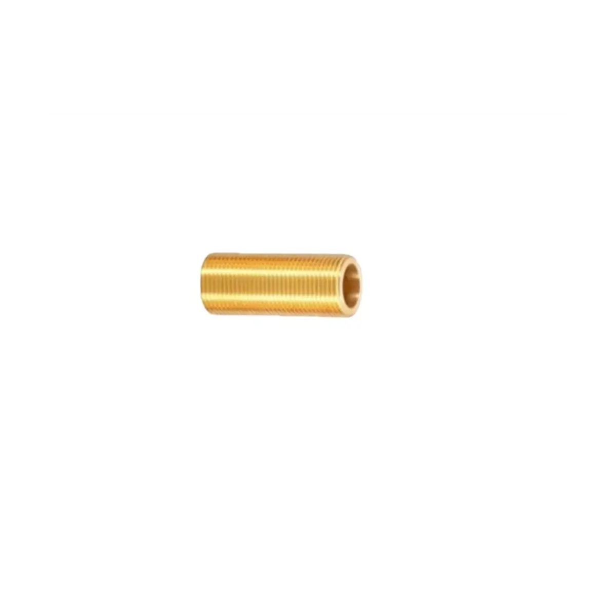 Brass running nipple fitting