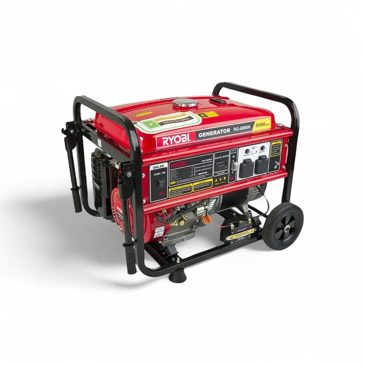 Ryobi 5500W 4-Stroke Petrol Generator - Key Start