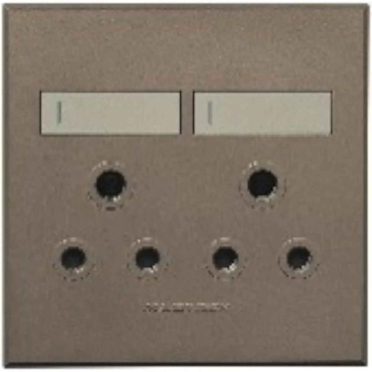 Double socket outlet 100mm