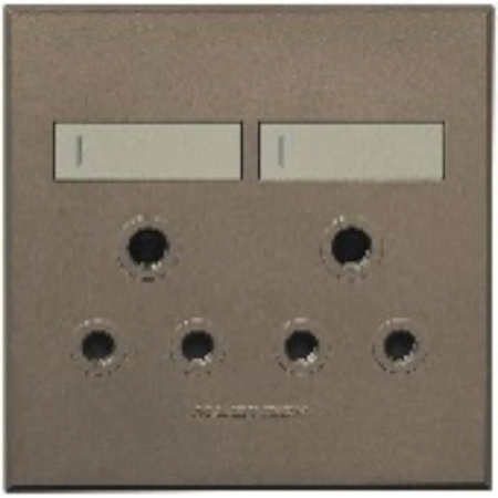 Double socket outlet 100mm