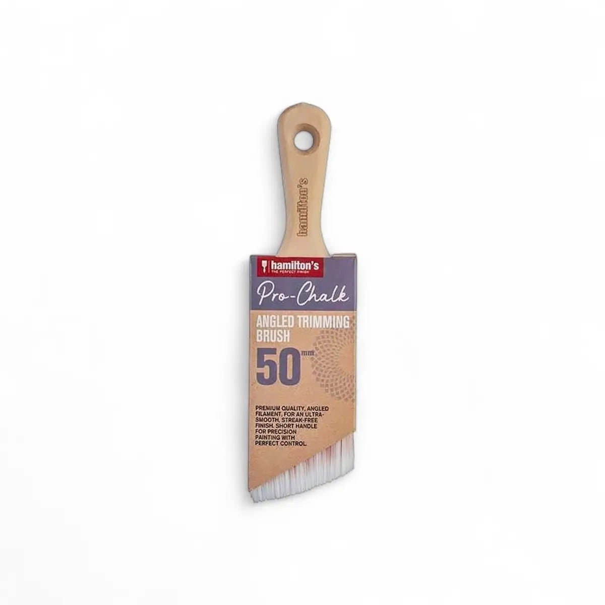 Hamiltons Pro-Chalk Angled Trimming Brush 50mm