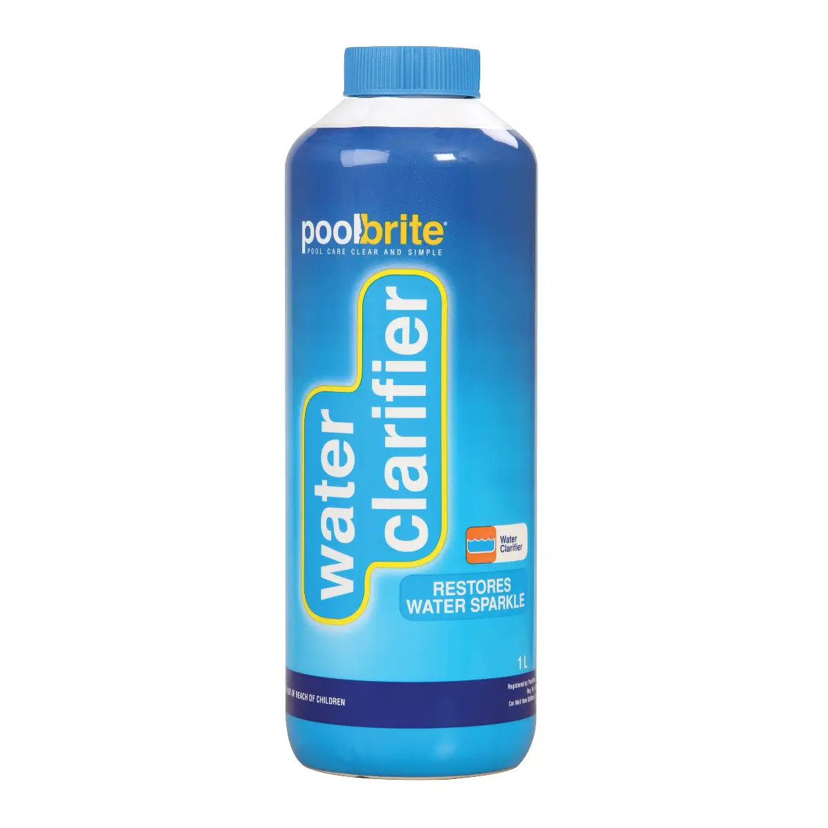 Pool water clarifier bottle 1L