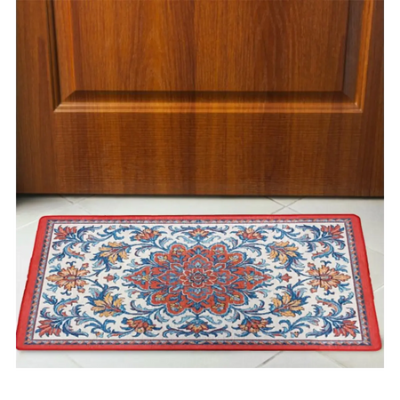 Ethnic pattern floor mat