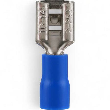 Pre-Insulated Female Disconnect Terminal - Blue (8-Pack)