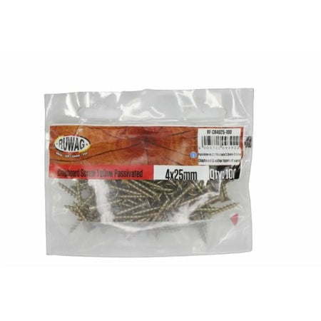 Ruwag 4x25mm Clipboard Screws (100) - Al's Hardware