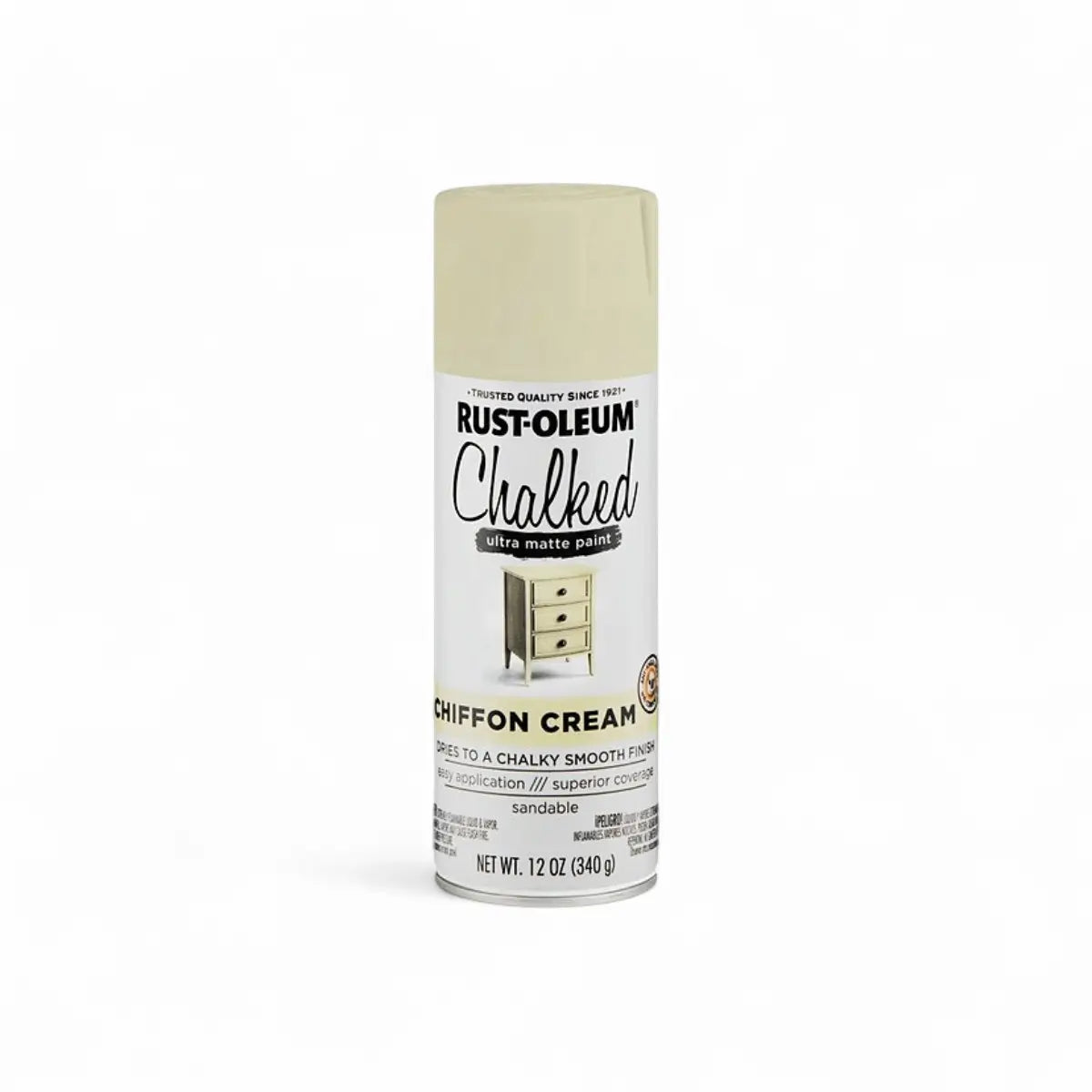 Chalked Ultra Matte Spray Paint - Chiffon Cream - 340G