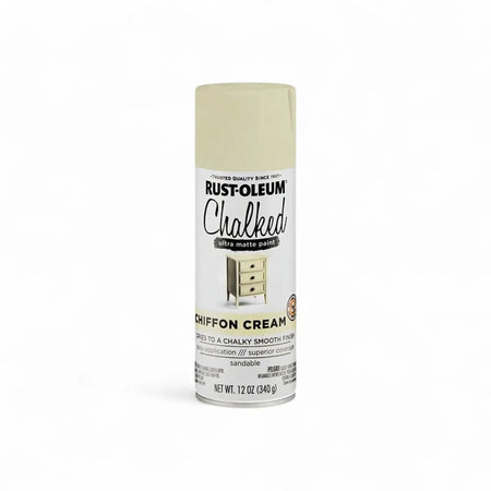 Chalked Ultra Matte Spray Paint - Chiffon Cream - 340G