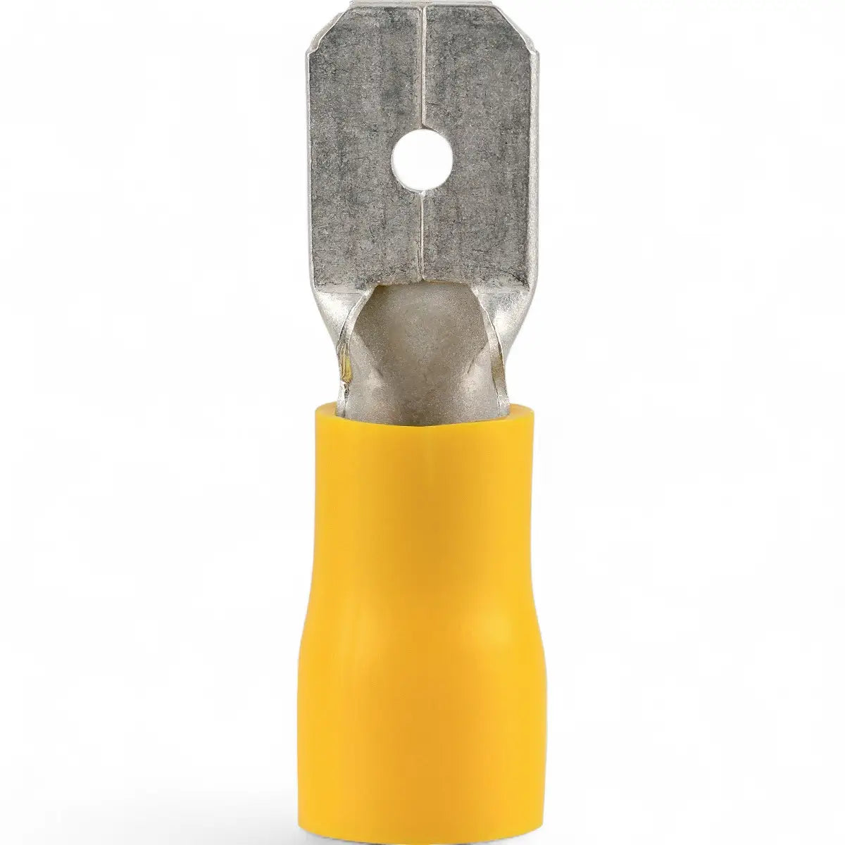 Pre-Insulated Male Disconnect Terminal - Yellow 6.3mm (8-Pack)