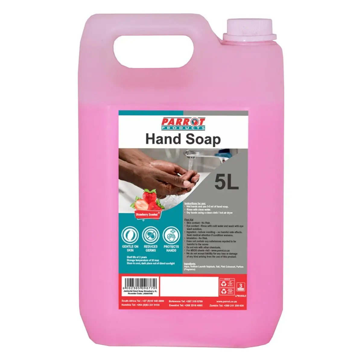 Strawberry antibacterial dish soap 5L