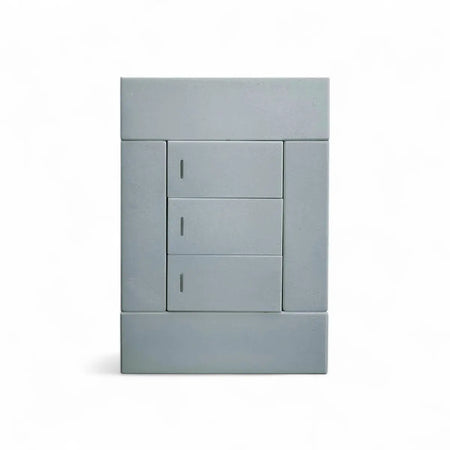 Major Tech 3 Way White 250V Light Switch Three Lever