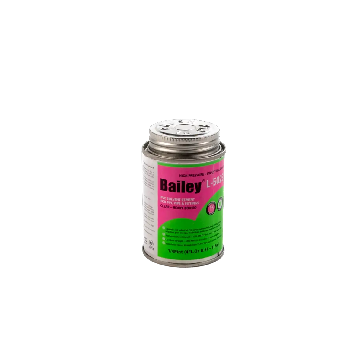 PVC cement glue tin 118ml