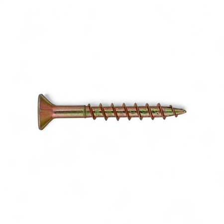 Yellow Passivated Chipboard Screw (25-Pack)