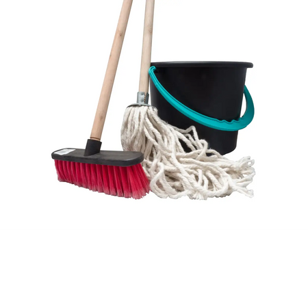 Combo mop with wringer