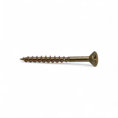 Yellow Passivated Chipboard Screw (10-Pack)