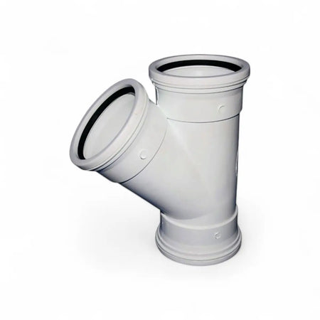 110mm X 45-Degree Soil/Vent Right-Hand Y-Junction