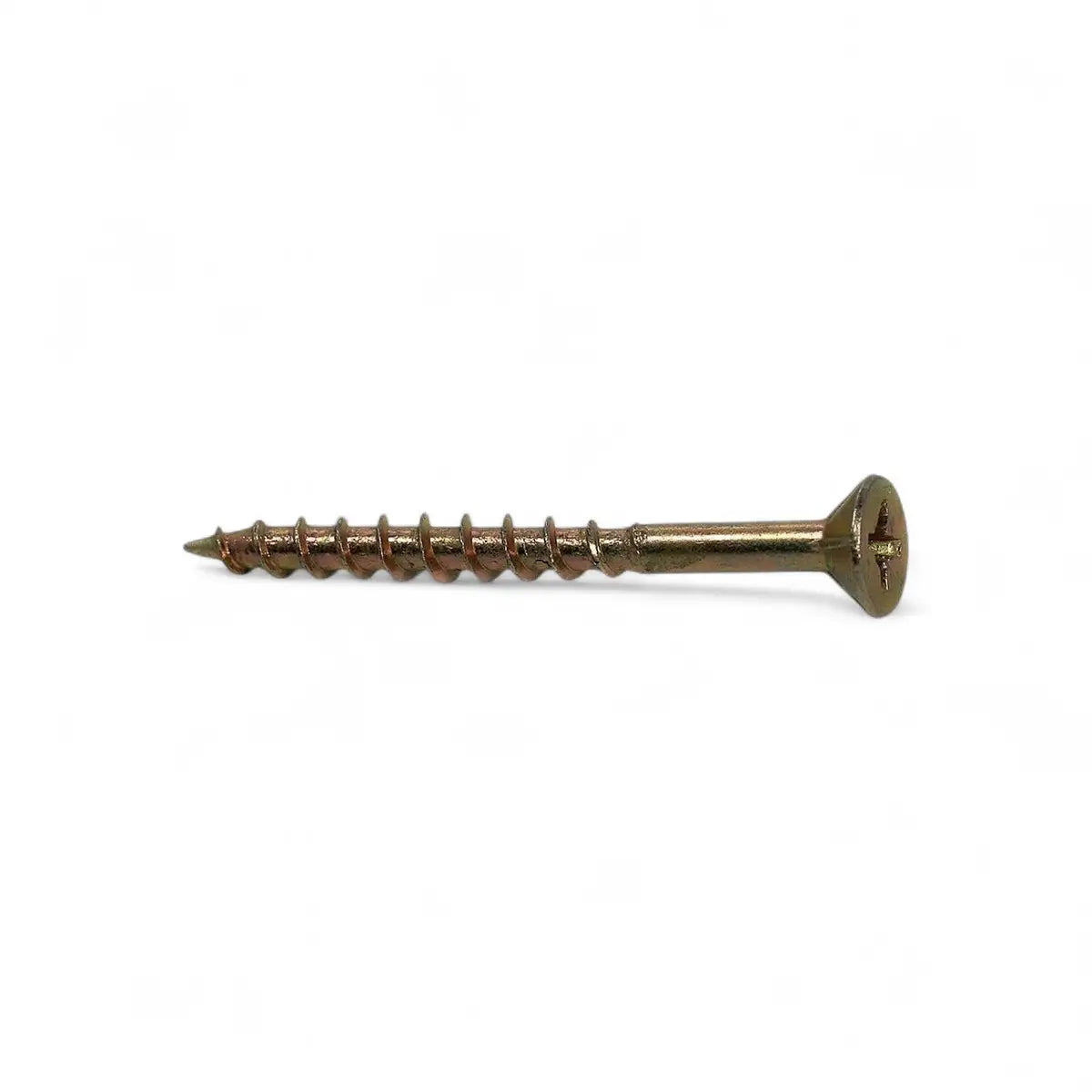 Yellow Passivated Chipboard Screw (400-Pack)