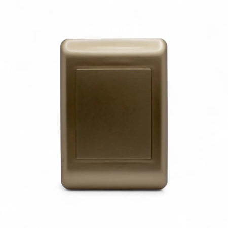 Lesco Apollo 100 X 50 Blank Elegant Gold Blank Cover Plate