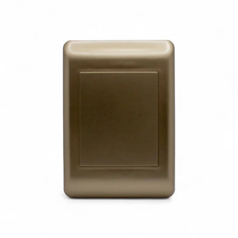 Lesco Apollo 100 X 50 Blank Elegant Gold Blank Cover Plate