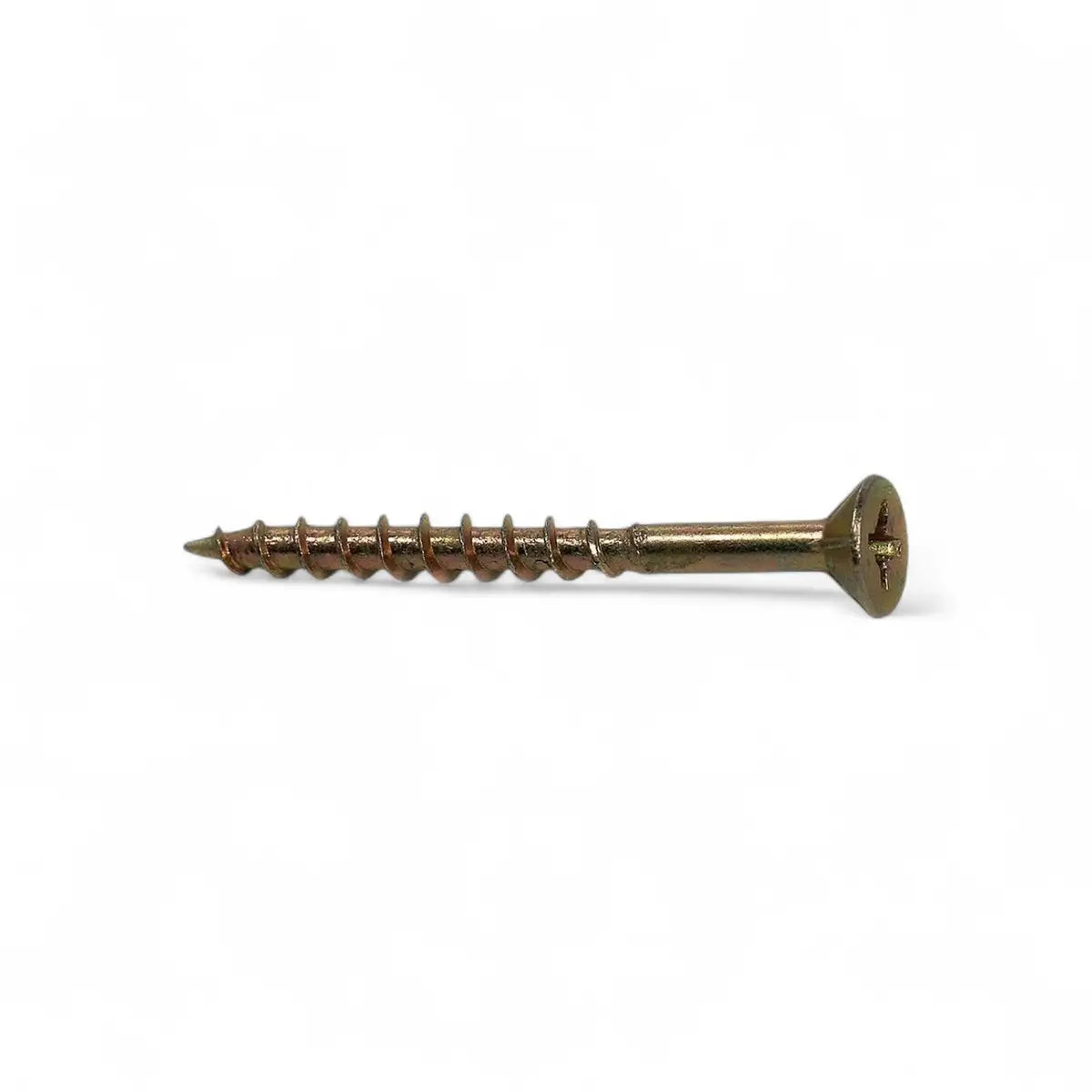 Yellow Passivated Chipboard Screw (400-Pack)
