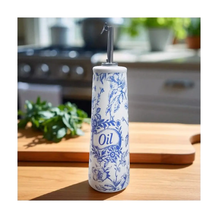 Ceramic olive oil bottle dispenser